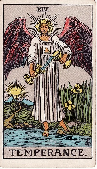 10. Final outcome: Temperance, upright