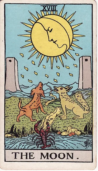 9. Hopes and fears: The Moon, upright