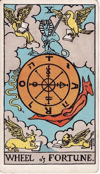 6. Near future: Wheel of Fortune, upright
